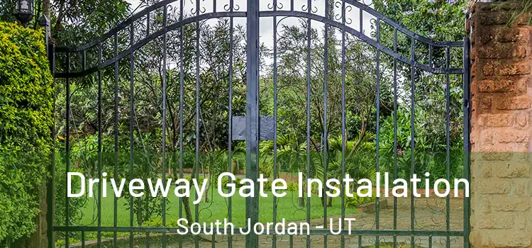  Driveway Gate Installation South Jordan - UT